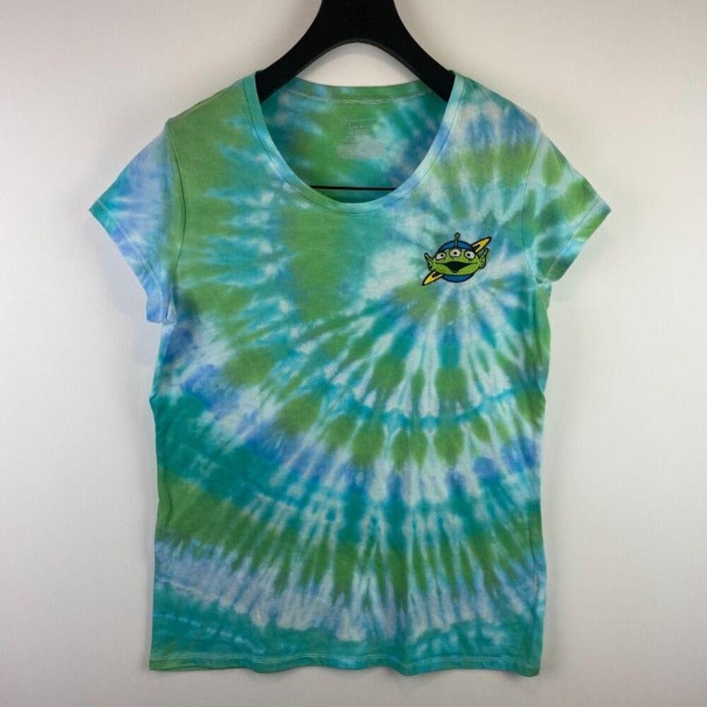 SALE Toy Story Tie Dye Alien Custom Tee Kids Size XL